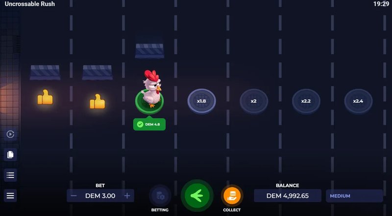 Découvrez l'Expérience Exaltante de l'Uncrossable Rush au Best Casino Français